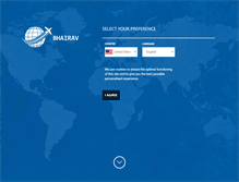 Tablet Screenshot of bhairav.com